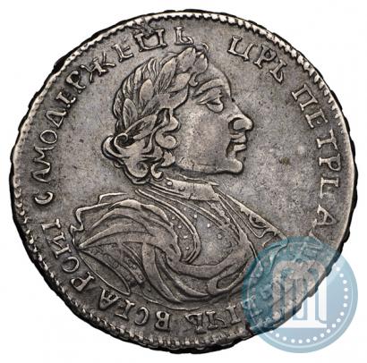 Фото Полтина 1719 года  "Портрет в латах"