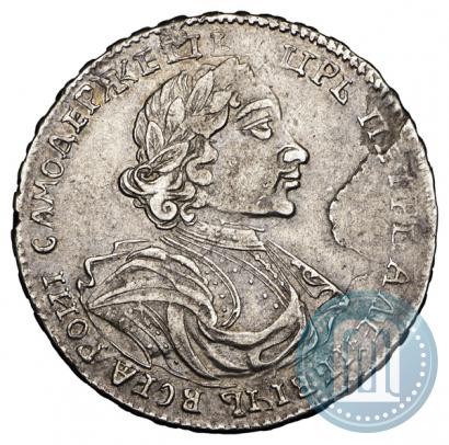 Фото Полтина 1719 года  "Портрет в латах"