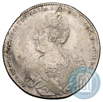 Фото Полтина 1726 года СПБ "Петербургский тип, портрет влево"