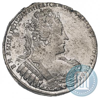 Фото 1 рубль 1733 года  