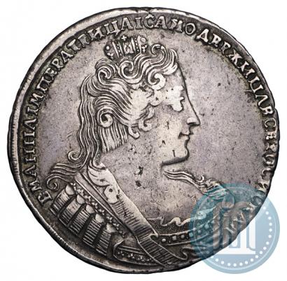 Фото 1 рубль 1733 года  
