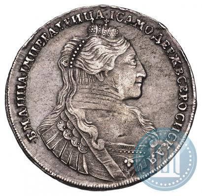 Фото 1 рубль 1734 года  "Тип 1735 года"