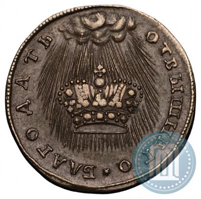 Picture Token Coin 1742 year  "On the coronation of Empress Elizabeth"
