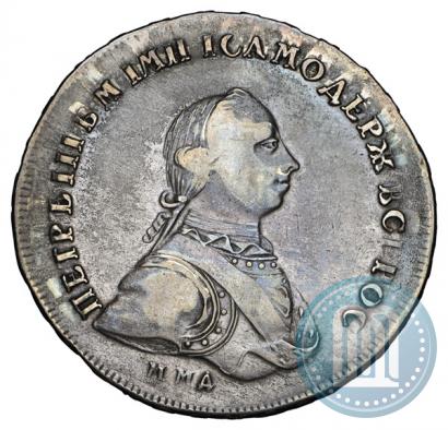 Picture 1 rouble 1762 year ММД-ДМ 