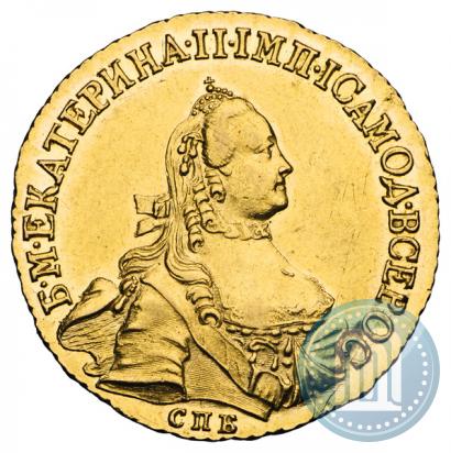 Picture 5 roubles 1762 year СПБ 
