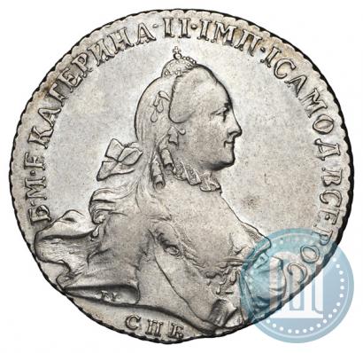 Фото 1 рубль 1765 года СПБ-СА 