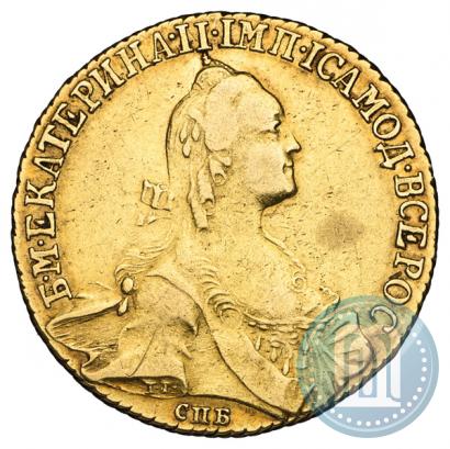 Picture 10 roubles 1766 year СПБ 
