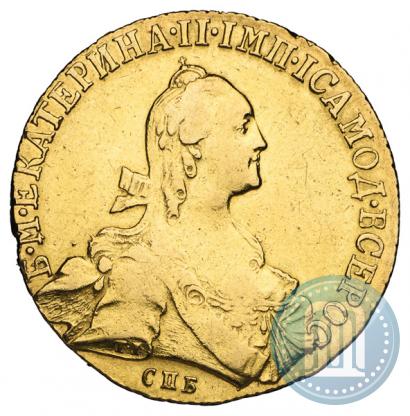 Фото 10 рублей 1767 года СПБ 