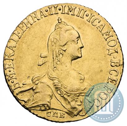 Фото 5 рублей 1767 года СПБ 