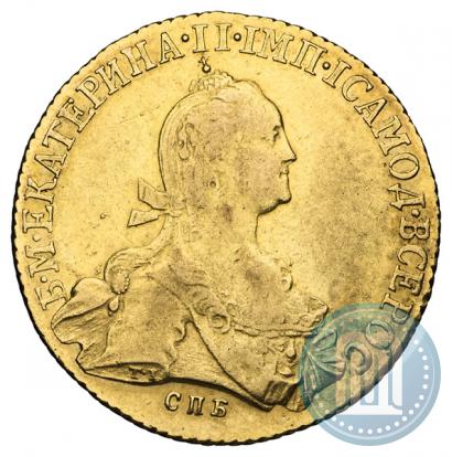 Фото 10 рублей 1775 года СПБ 