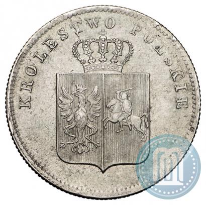 Фото 2 злотых 1831 года KG "Польское восстание"