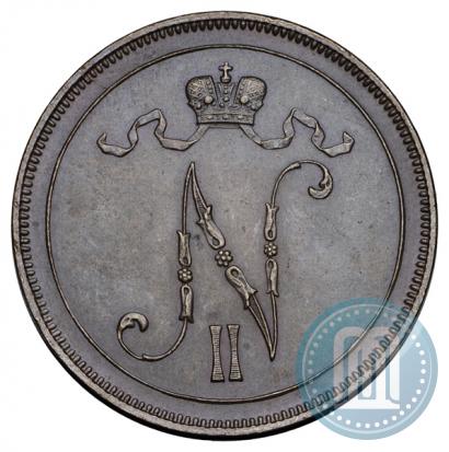 Фото 10 пенни 1896 года  