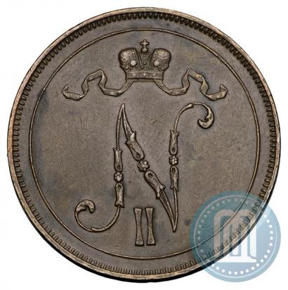 Picture 10 pennia 1898 year  