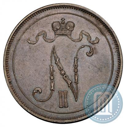 Фото 10 пенни 1899 года  