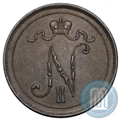 Picture 10 pennia 1900 year  