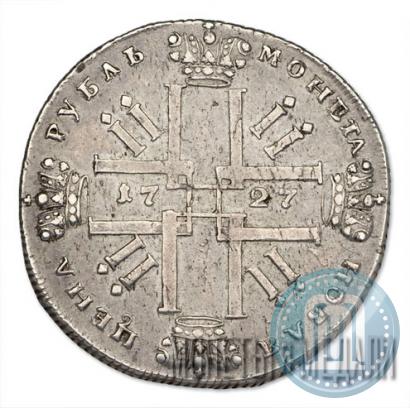 Picture 1 rouble 1727 year  "Petersburg type"