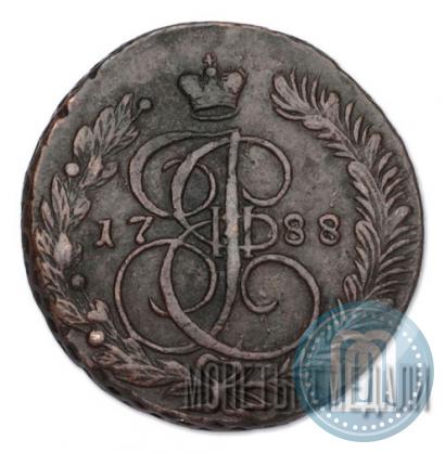 Picture 5 kopecks 1788 year ЕМ 
