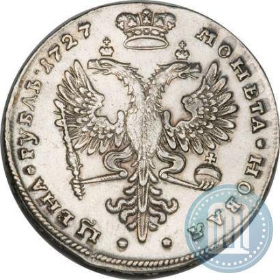 Picture 1 rouble 1727 year  "Moscow type, portrait turned to the right"