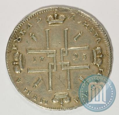 Фото 1 рубль 1723 года OK "Портрет в горностаевой мантии"