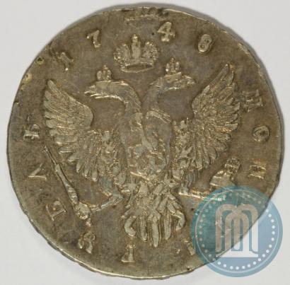 Picture 1 rouble 1748 year ММД 
