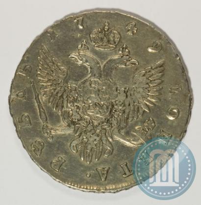 Picture 1 rouble 1749 year СПБ 
