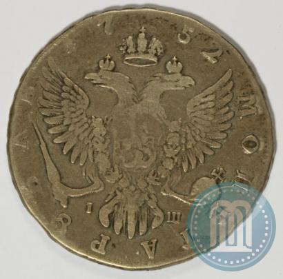 Фото 1 рубль 1752 года ММД-IШ 