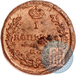Picture 1 kopeck 1821 year ЕМ-НМ 