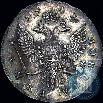 Picture 1 rouble 1742 year СПБ 