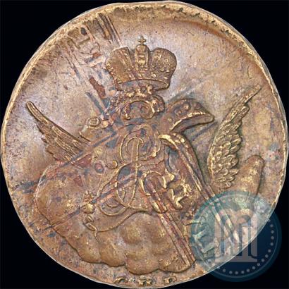 Picture 1 kopeck 1756 year СПБ 