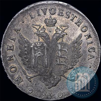 Picture 96 kopecks 1757 year  "For Livonia"
