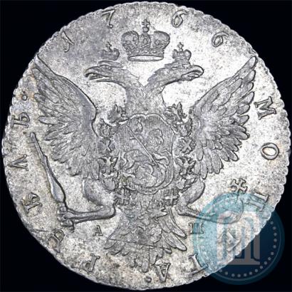 Picture 1 rouble 1766 year СПБ-АШ 