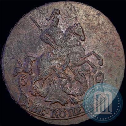 Фото 2 копейки 1766 года ММ 