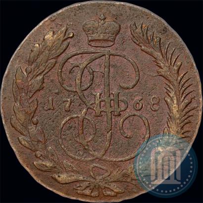 Фото 5 копеек 1768 года ММ 