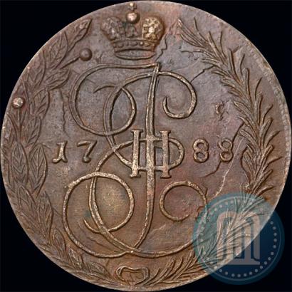 Фото 5 копеек 1788 года ЕМ 