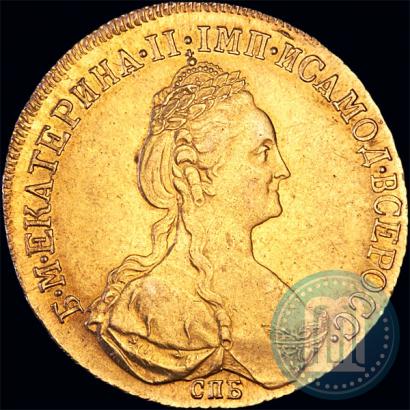Picture 10 roubles 1777 year СПБ 