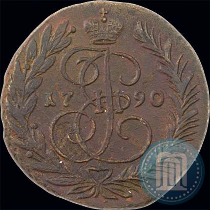 Фото 2 копейки 1790 года ЕМ 