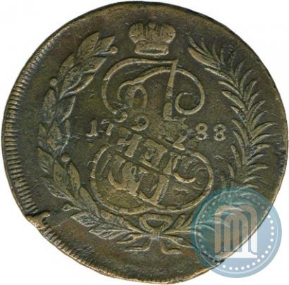 Фото 2 копейки 1788 года ММ 