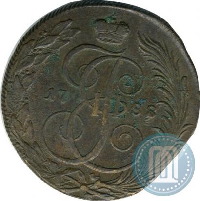 Фото 5 копеек 1788 года КМ 