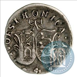 Picture 4 kopecks 1757 year  "For Livonia"