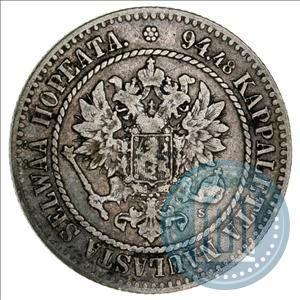 Picture 1 markka 1864 year S 
