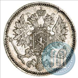 Picture 25 pennia 1891 year L 