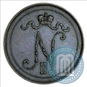 Фото 10 пенни 1898 года  