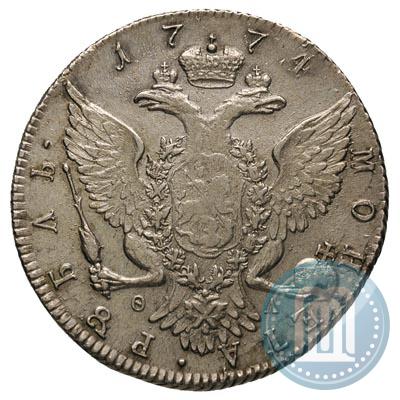 Picture 1 rouble 1774 year СПБ-ФЛ 