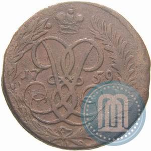 Фото 2 копейки 1759 года  "Номинал под Св. Георгием"