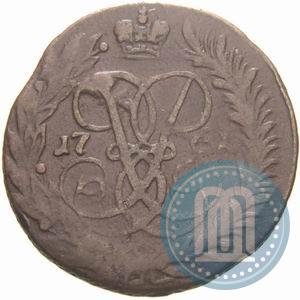 Picture 2 kopecks 1761 year  "Nominal under St. George"