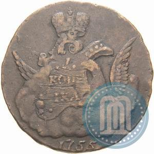 Фото 1 копейка 1755 года  
