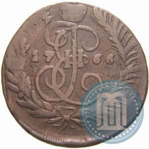Фото 2 копейки 1766 года ММ 