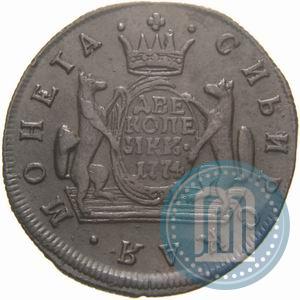 Picture 2 kopecks 1774 year КМ 