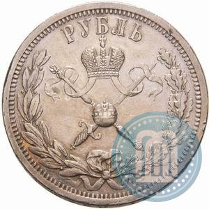 Picture 1 rouble 1896 year (АГ) "On the coronation of the Emperor Nicholas II"
