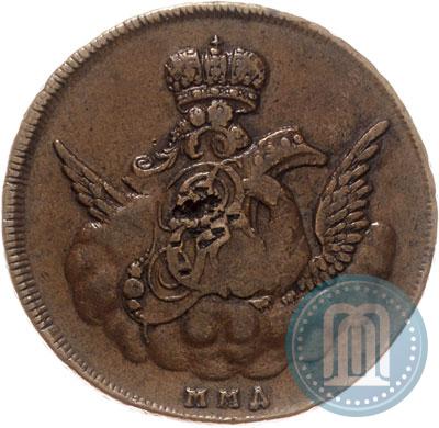 Picture 1 kopeck 1755 year ММД 